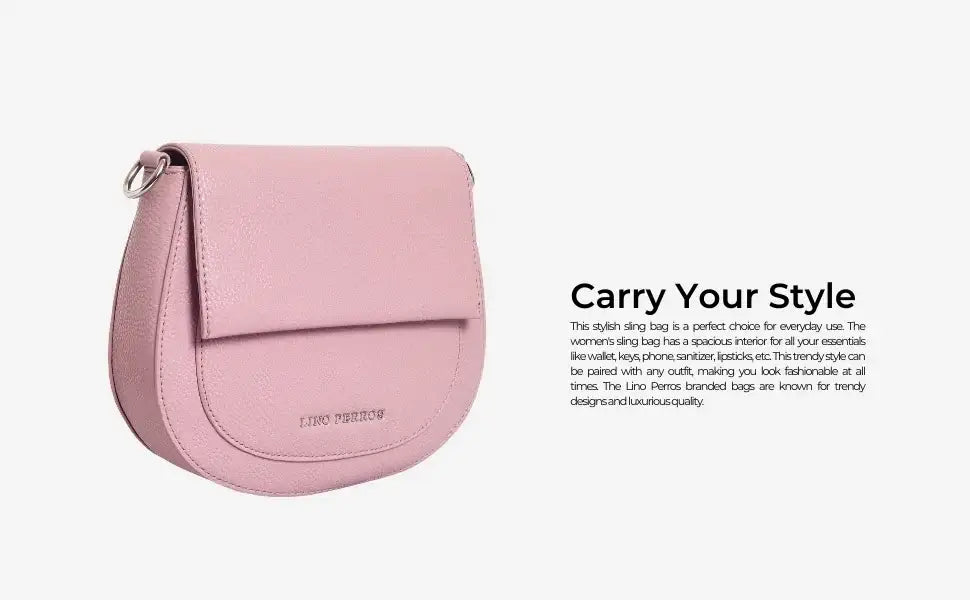 Avril Saddle Black Sling Bag