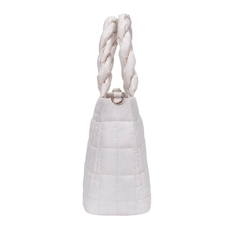 Maddie Playful White Shoulder Bag