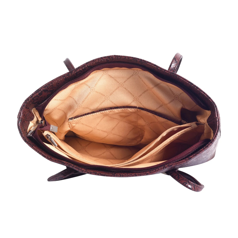 Avril Minimalist Red Tote Bag