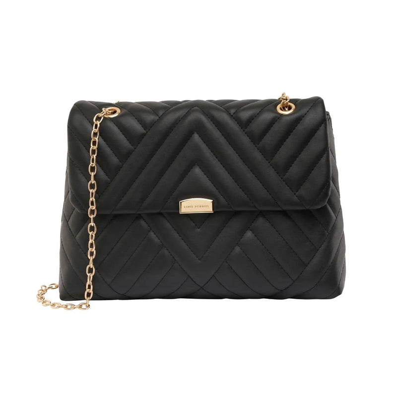 Maddie Artist Black Satchel Bag