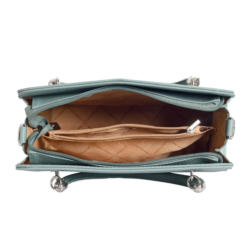 Avril Crush Beige Satchel Bag