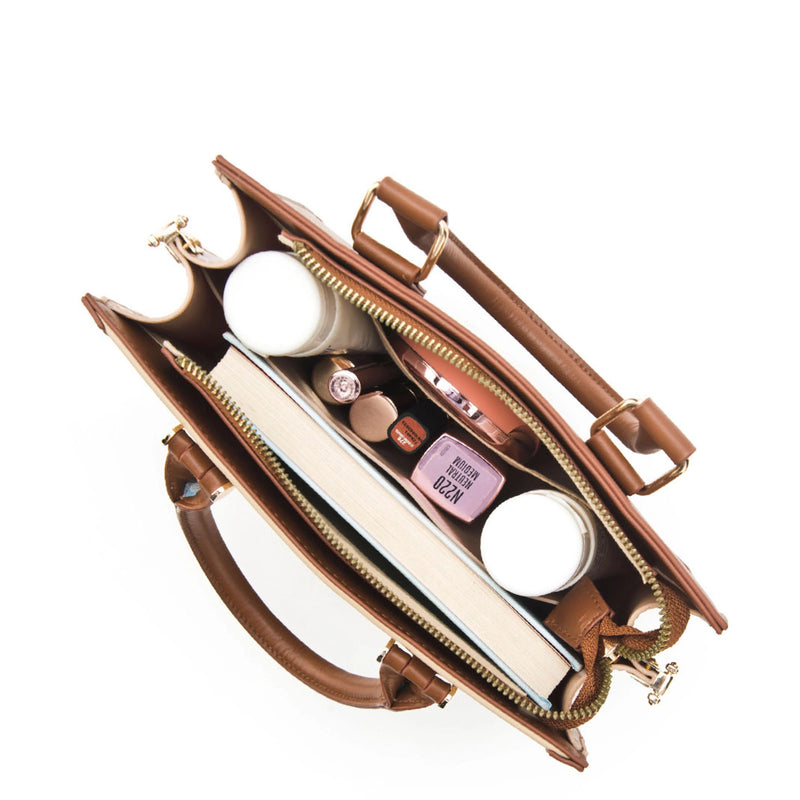 Monroe Petite Coffee Satchel Bag