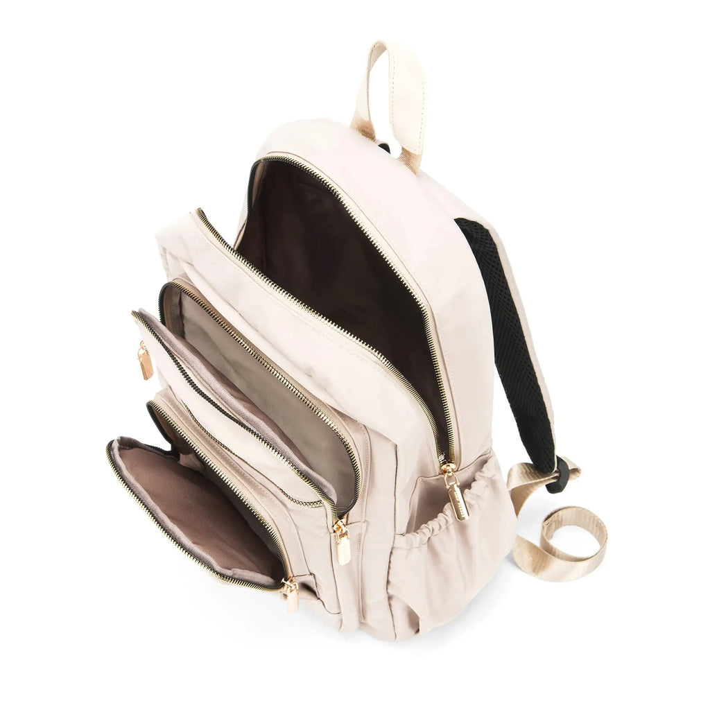Pacman Timeless Beige Backpack - Lino Perros