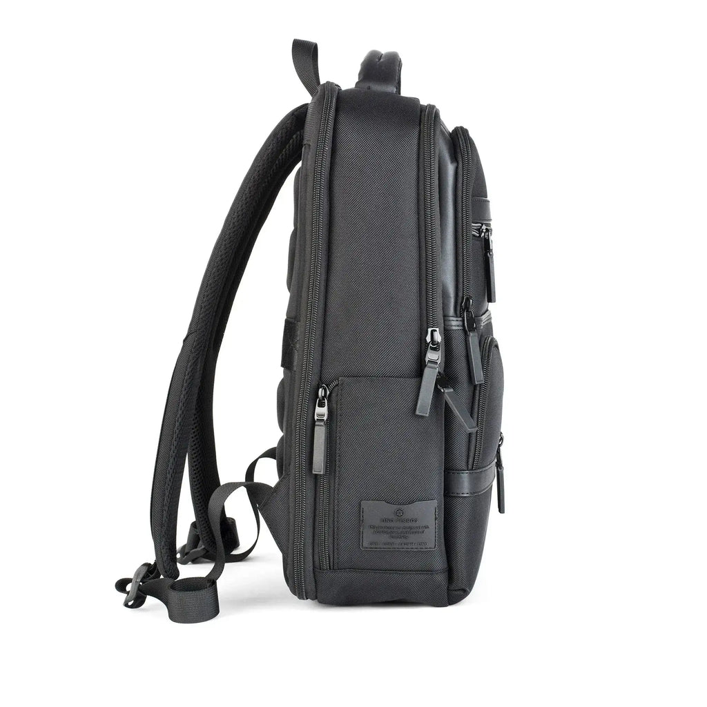 Harvard Structured Formal Black Backpack - Lino Perros