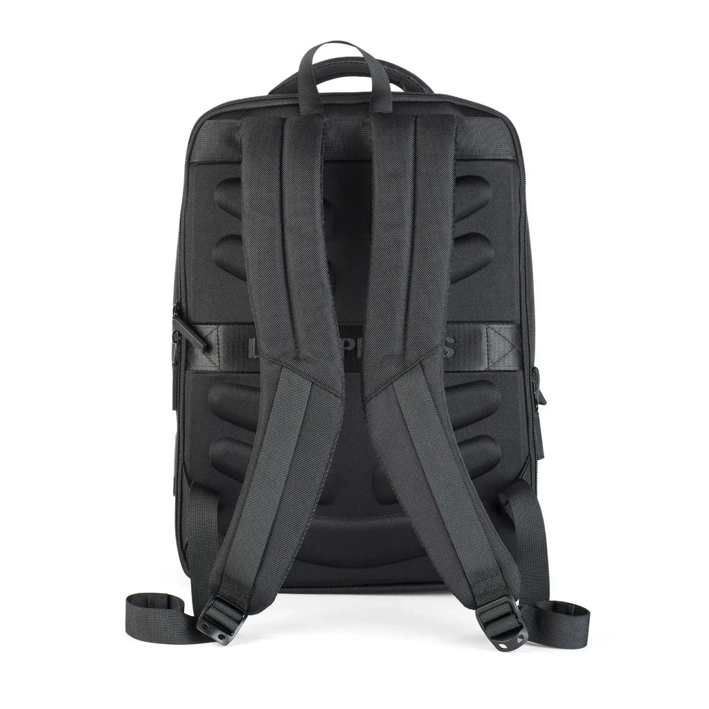 Harvard Structured Formal Black Backpack - Lino Perros