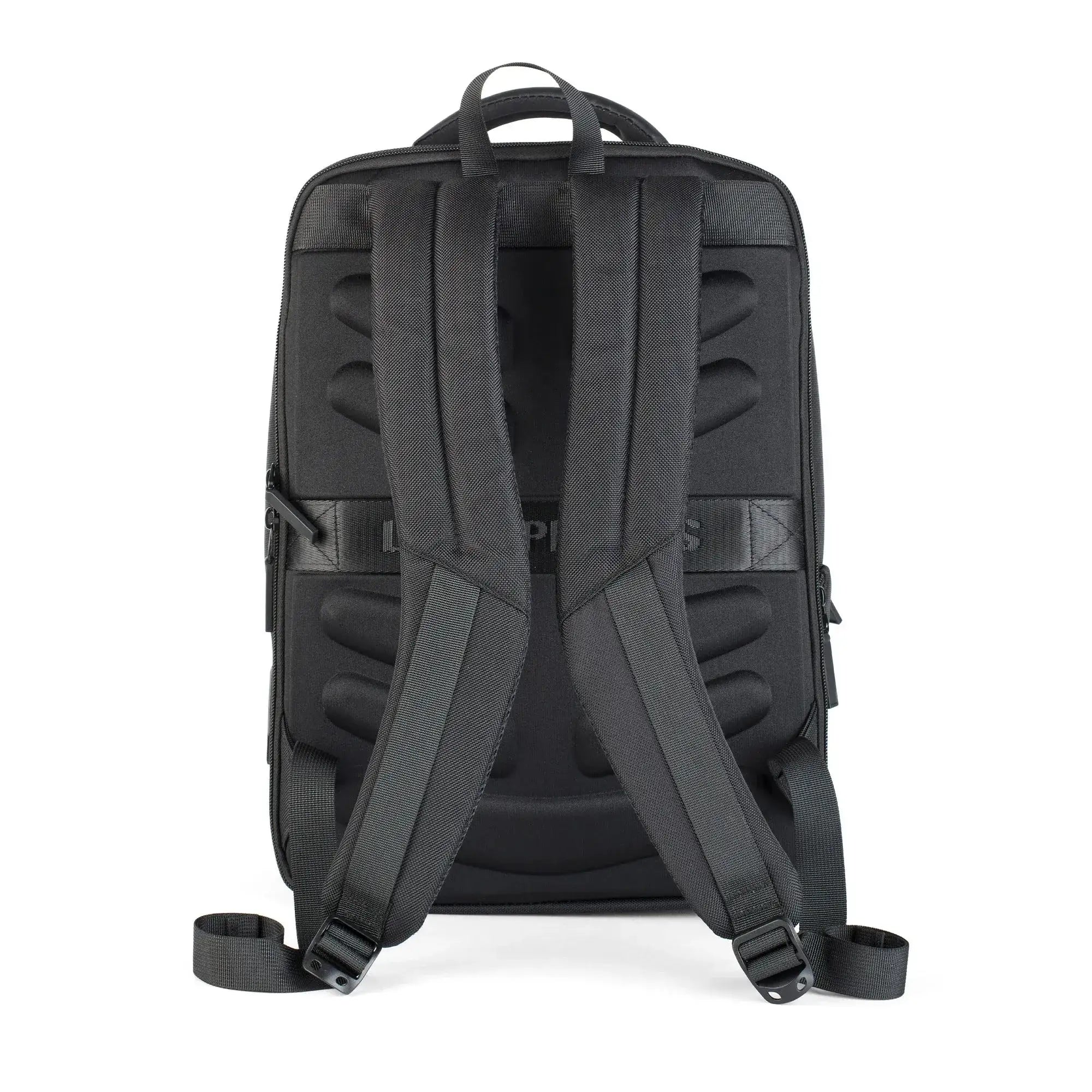 Harvard Structured Formal Black Backpack - Lino Perros