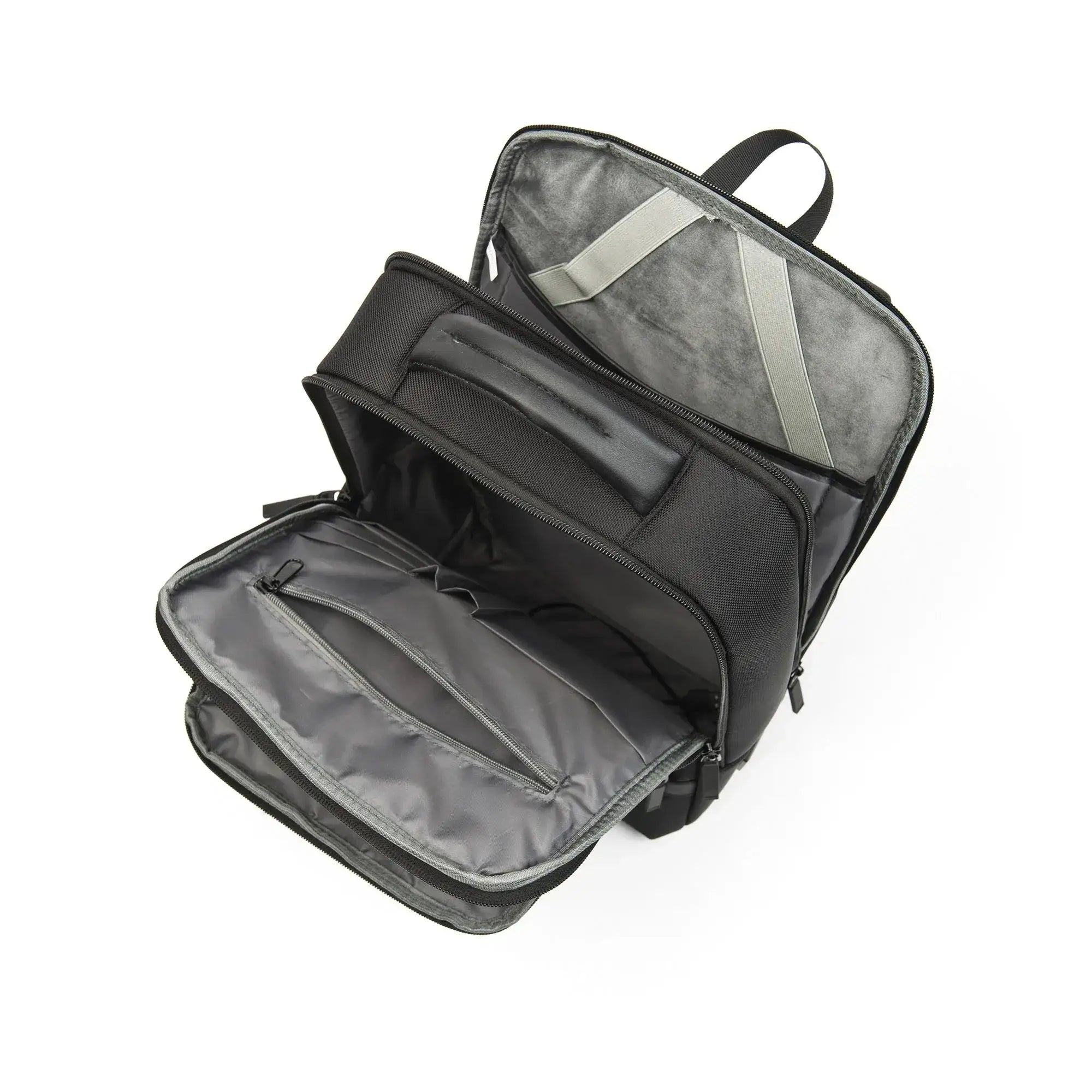 Harvard Structured Formal Black Backpack - Lino Perros