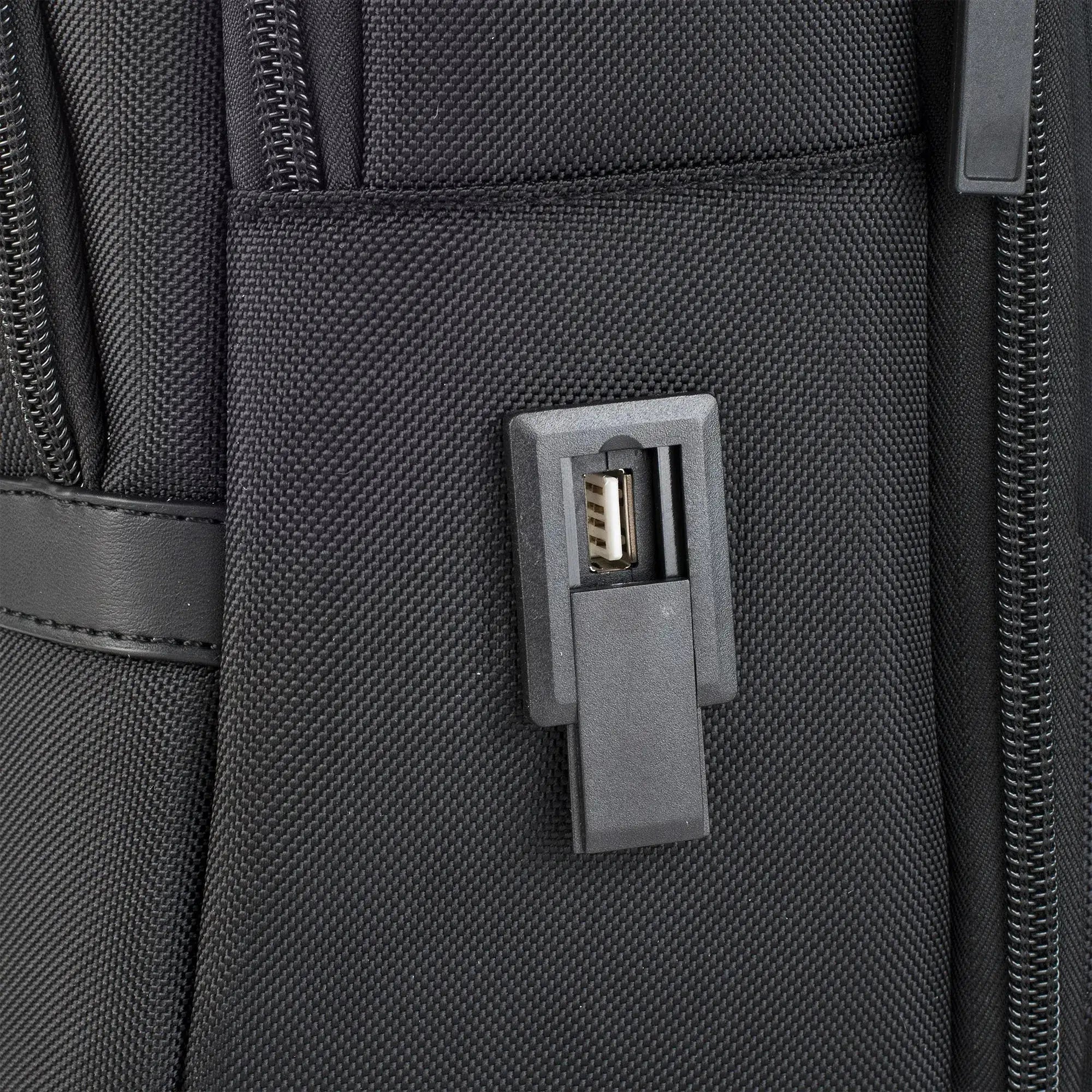 Harvard Structured Formal Black Backpack - Lino Perros