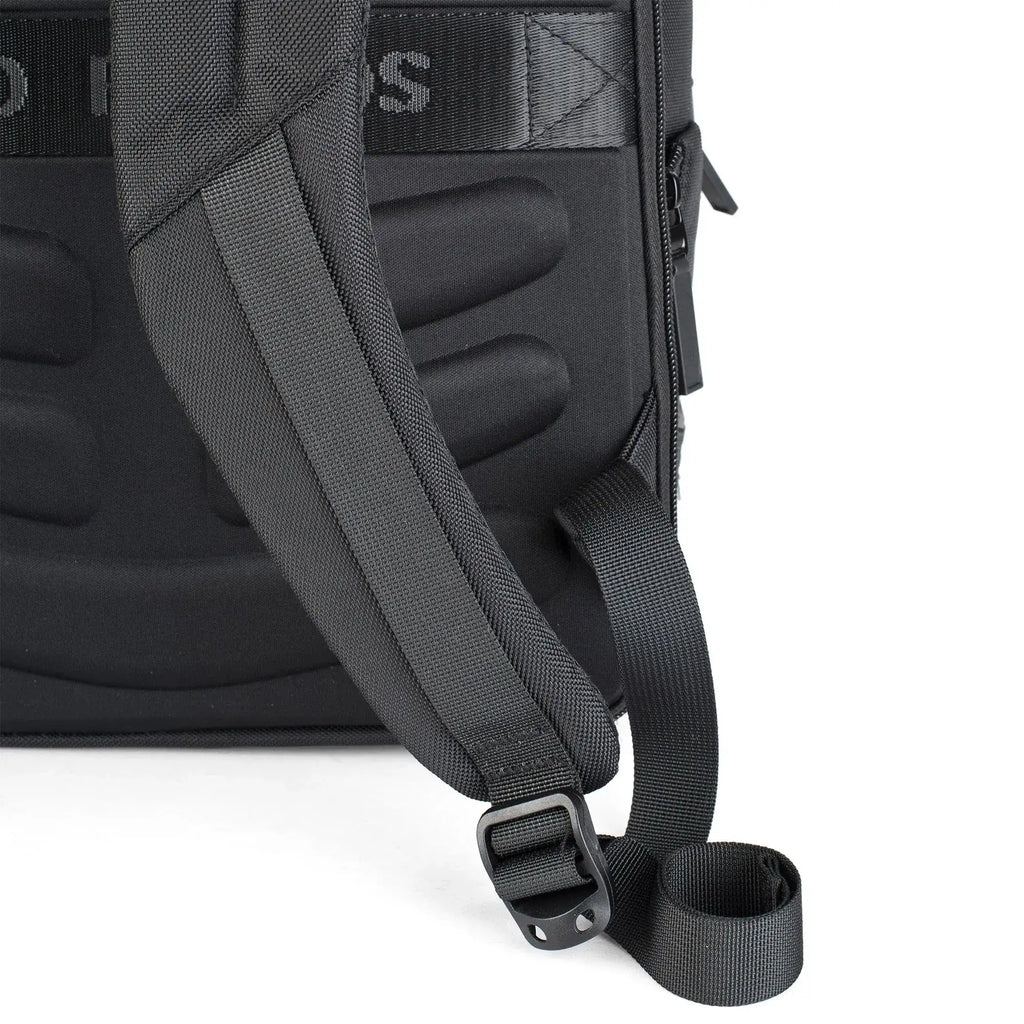 Harvard Structured Formal Black Backpack - Lino Perros