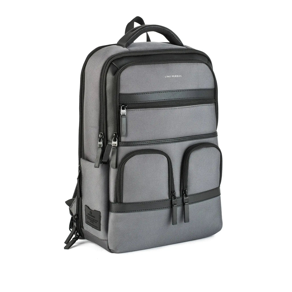 Harvard Structured Formal Dark Grey Backpack - Lino Perros
