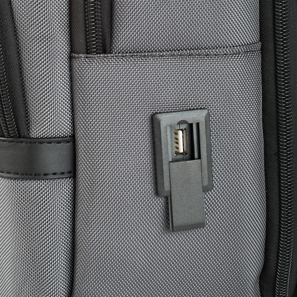 Harvard Structured Formal Dark Grey Backpack - Lino Perros
