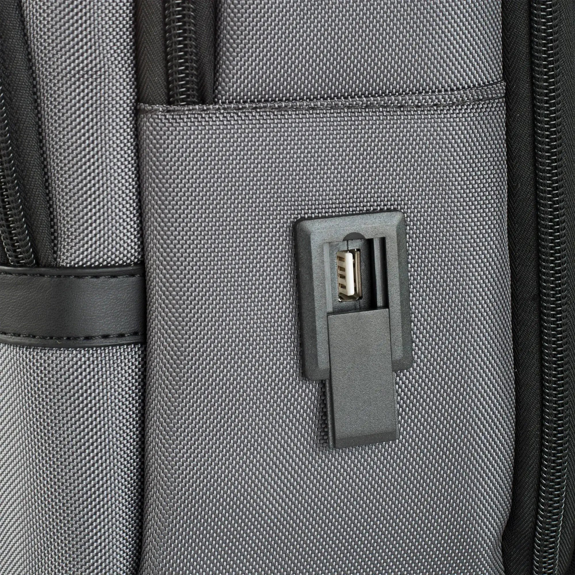 Harvard Structured Formal Dark Grey Backpack - Lino Perros