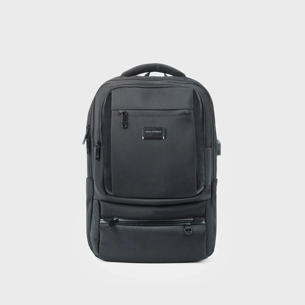 Harvard Crest Black Backpack - Lino Perros