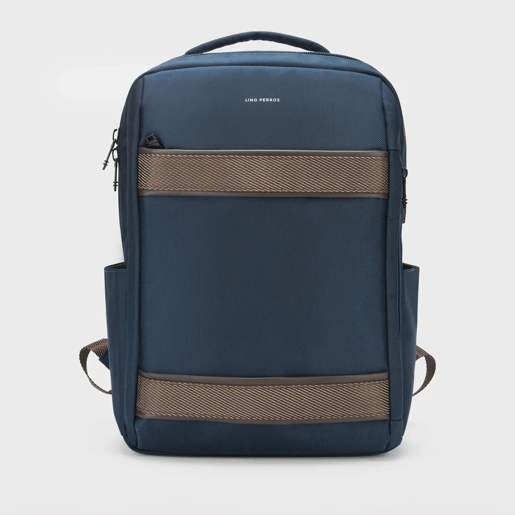 Harvard Matt Navy Blue Backpack - Lino Perros