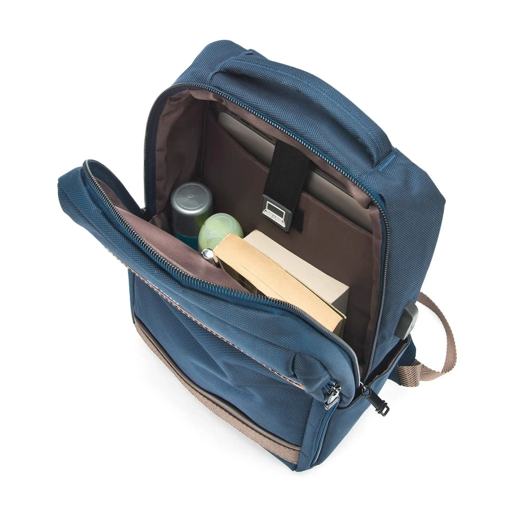Harvard Matt Navy Blue Backpack - Lino Perros
