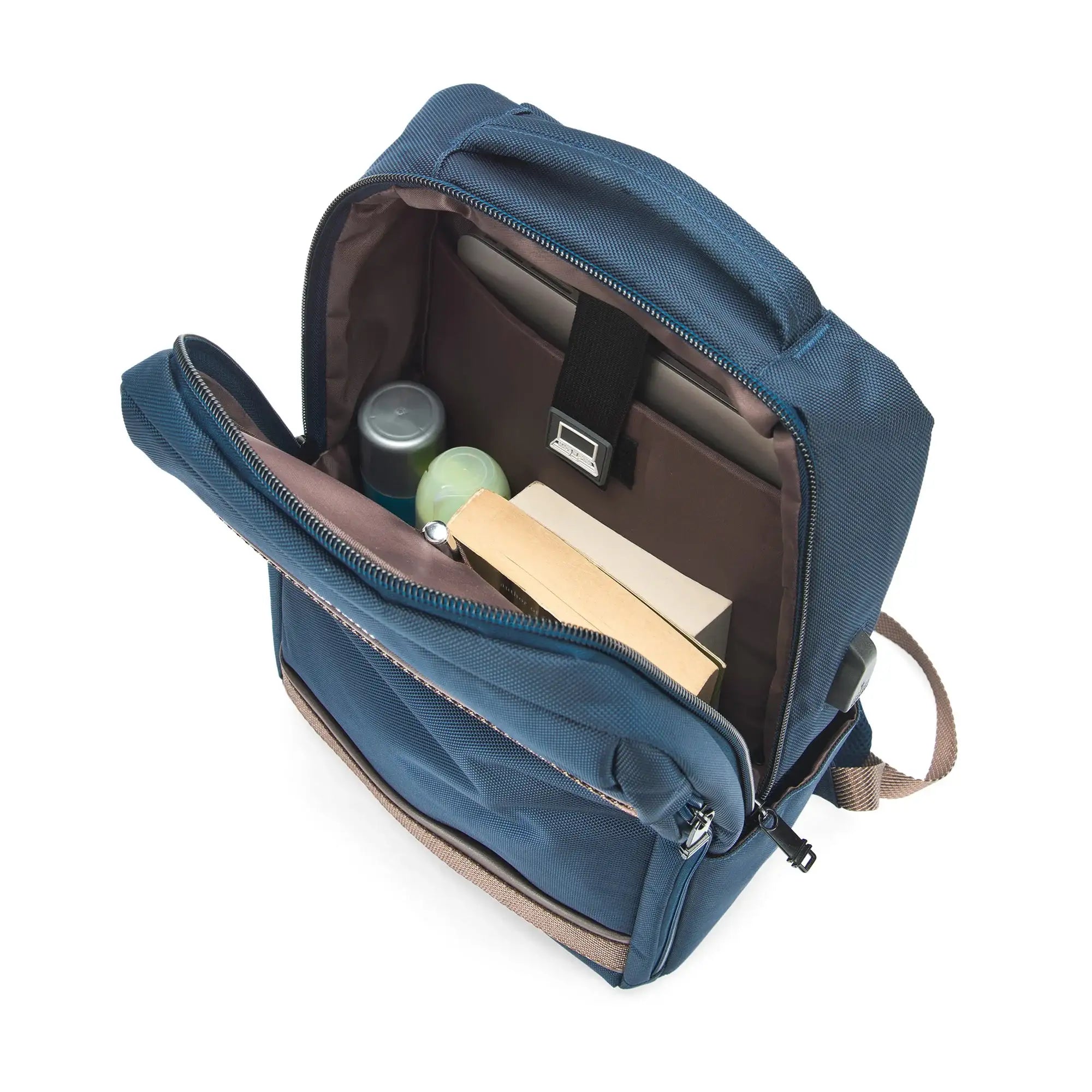 Harvard Matt Navy Blue Backpack - Lino Perros