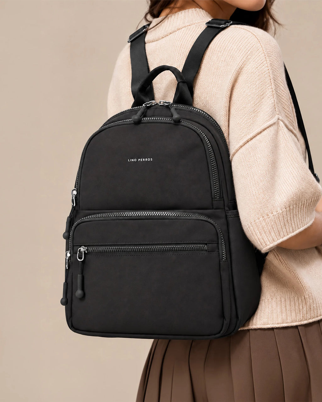 Harvard Milo Black Backpack - Lino Perros