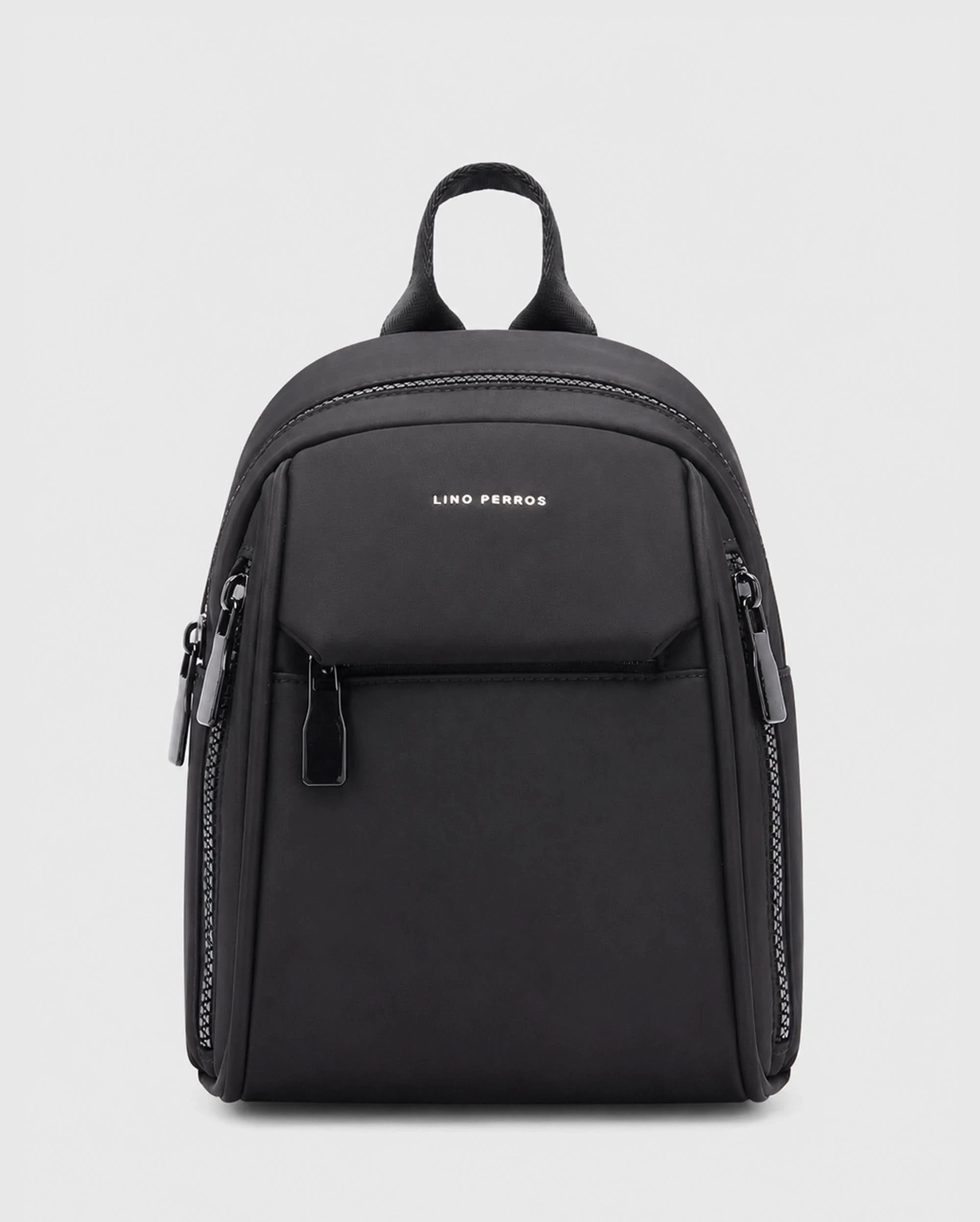 Harvard Petite Black Backpack | Lino Perros