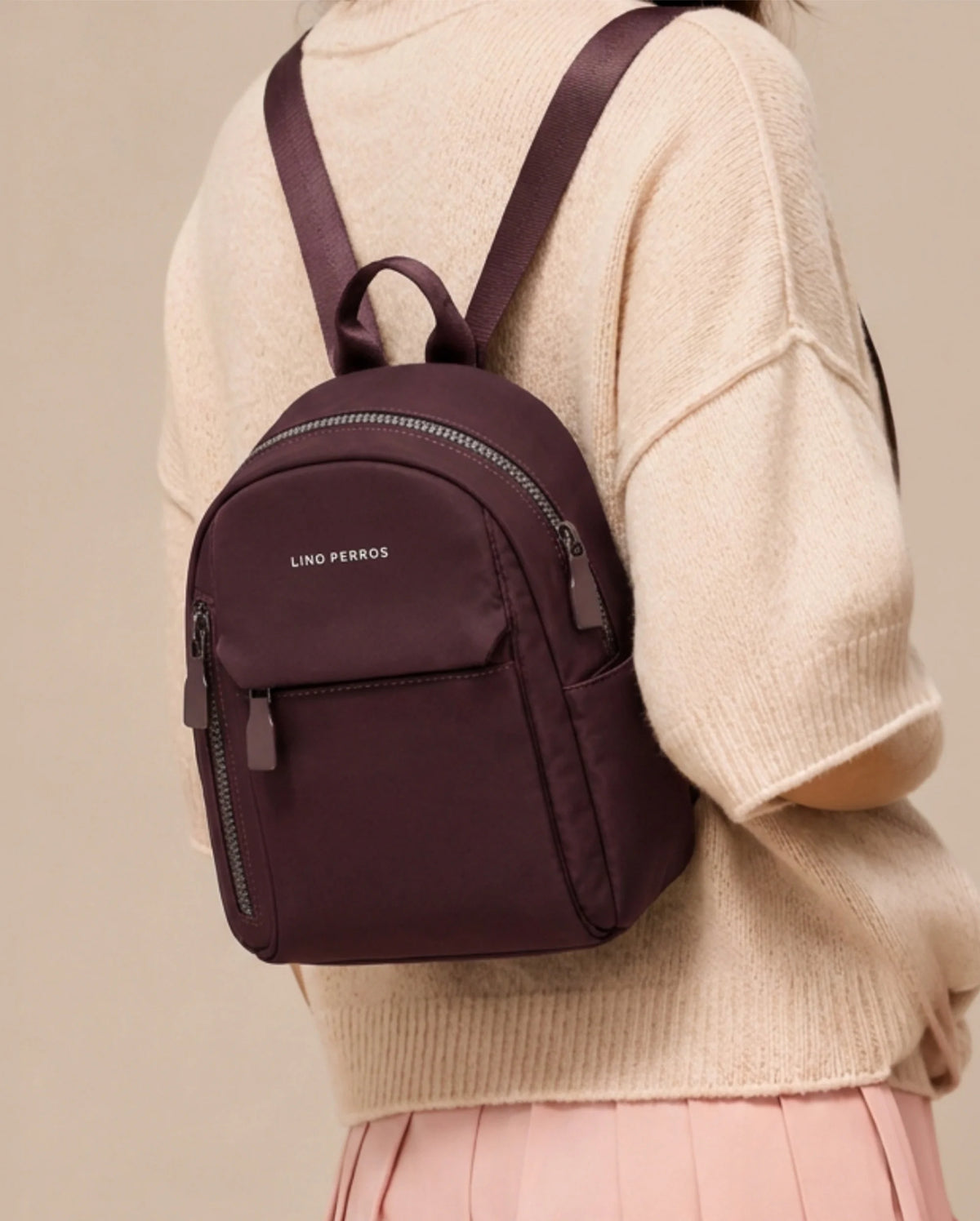 Harvard Petite Cherry Backpack | Lino Perros