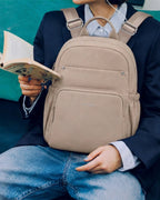 Harvard Motion Beige Backpack | Lino Perros