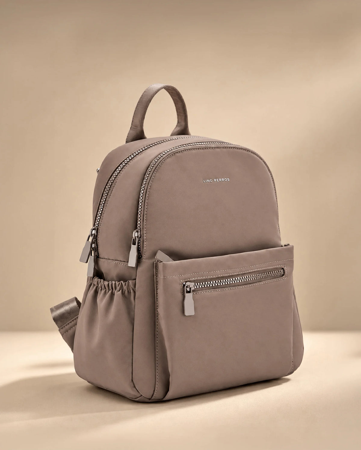 Harvard Flex Taupe Backpack | Lino Perros