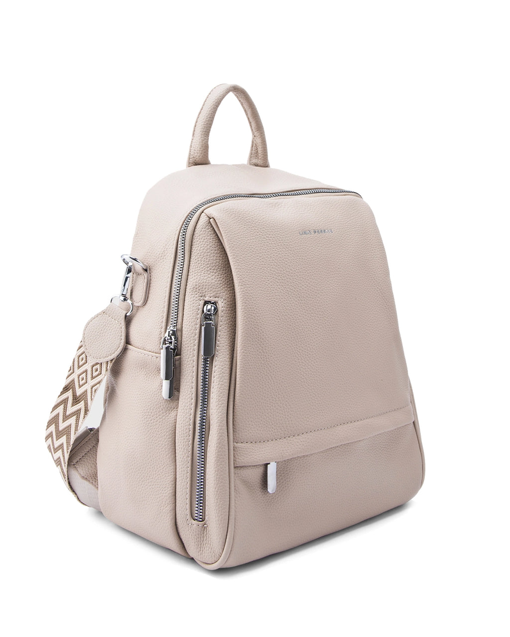 Harvard Luxe Beige Backpack | Lino Perros