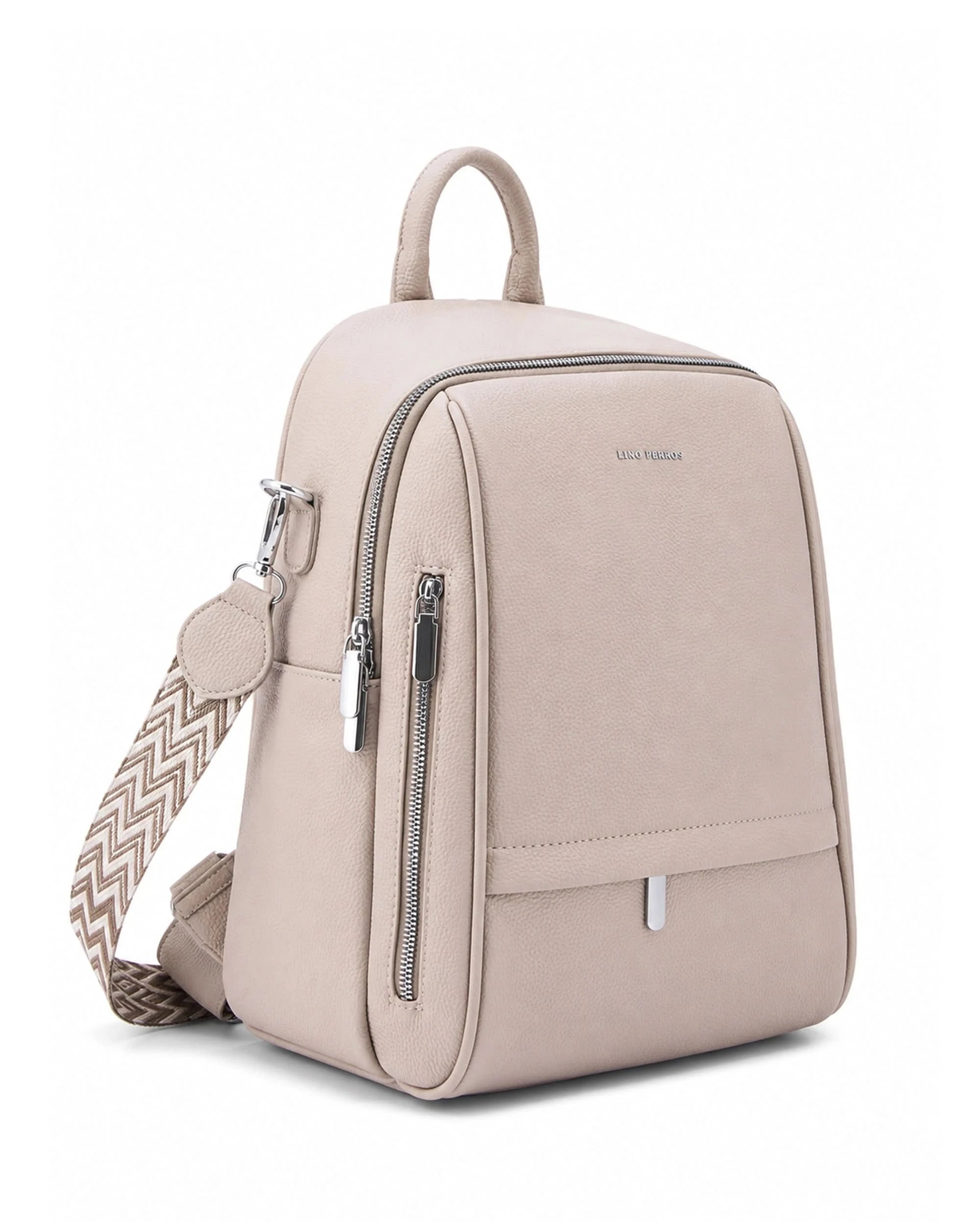 Harvard Luxe Beige Backpack