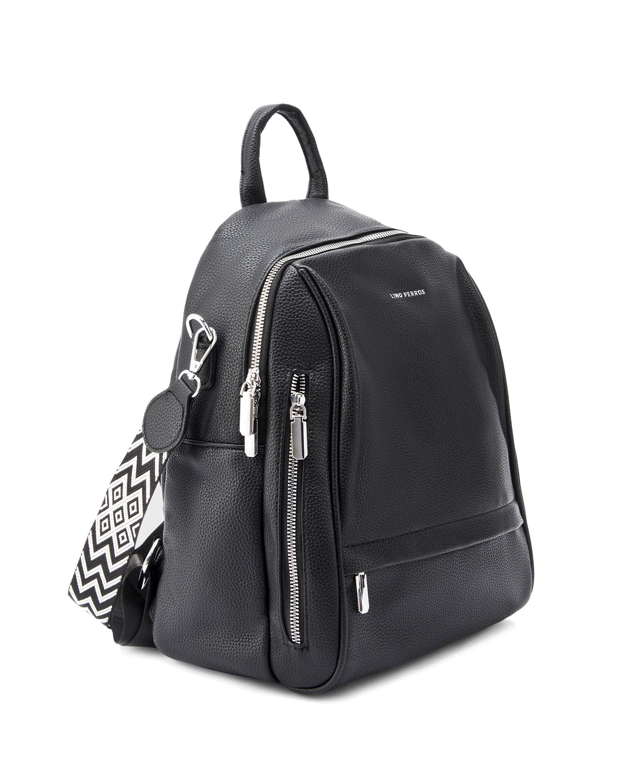 Harvard Luxe Black Backpack | Lino Perros