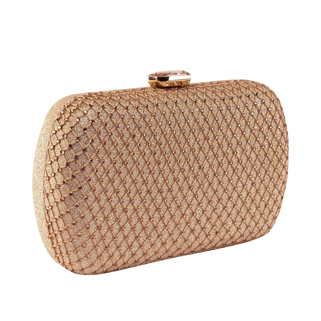 Texas Stylish Champagne Clutch - Lino Perros