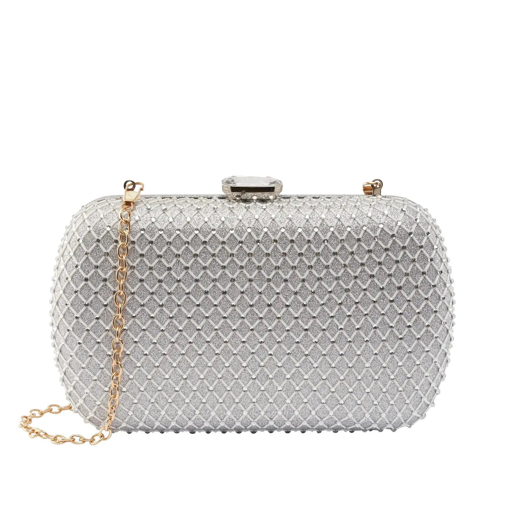 Texas Stylish Silver Clutch - Lino Perros