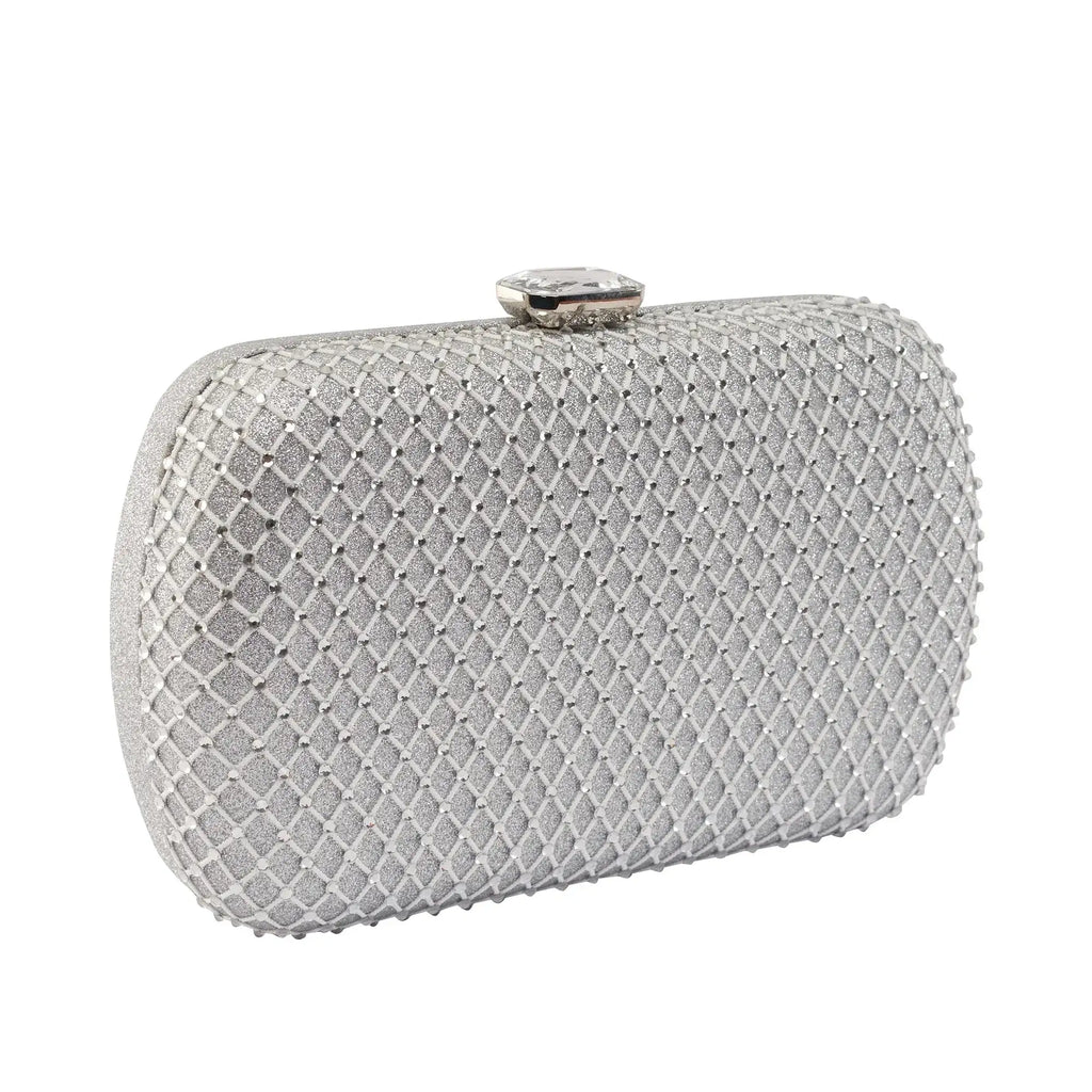 Texas Stylish Silver Clutch - Lino Perros