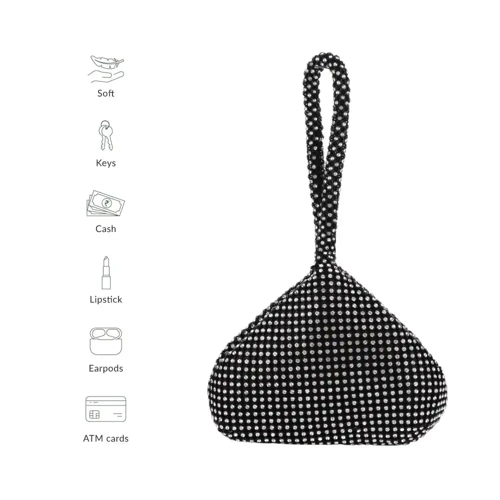 Texas Swing Black Wristlet - Lino Perros