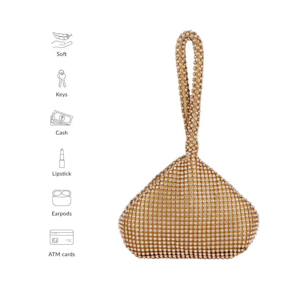 Texas Swing Golden Wristlet - Lino Perros