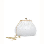 Texas Nora Pearl White Clutch - Lino Perros