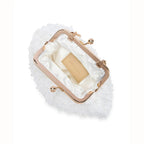 Texas Nora Pearl White Clutch - Lino Perros