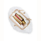 Texas Nora Pearl White Clutch - Lino Perros
