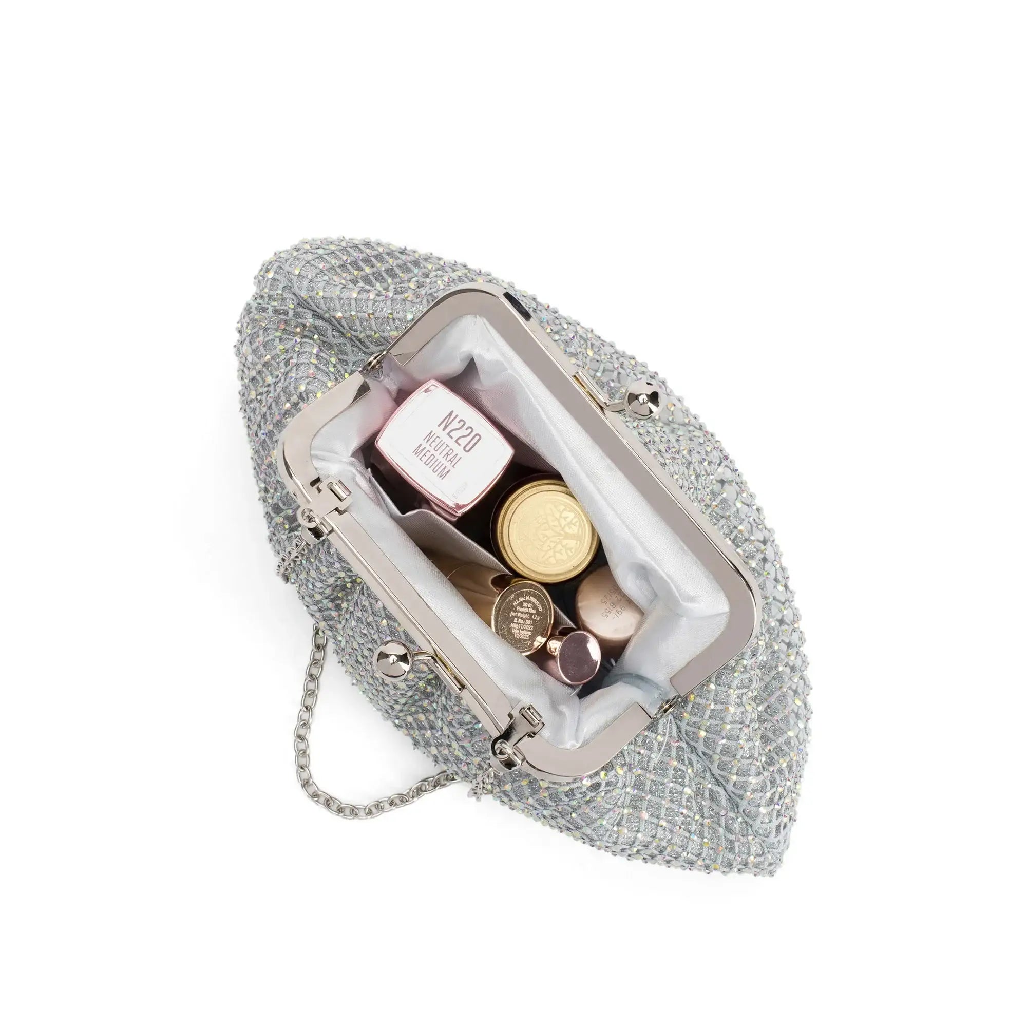Texas Nora Silver Clutch - Lino Perros