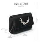 Texas Formal Black Clutch - Lino Perros