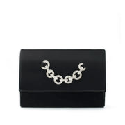 Texas Formal Black Clutch