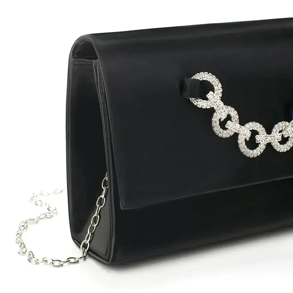 Texas Formal Black Clutch - Lino Perros