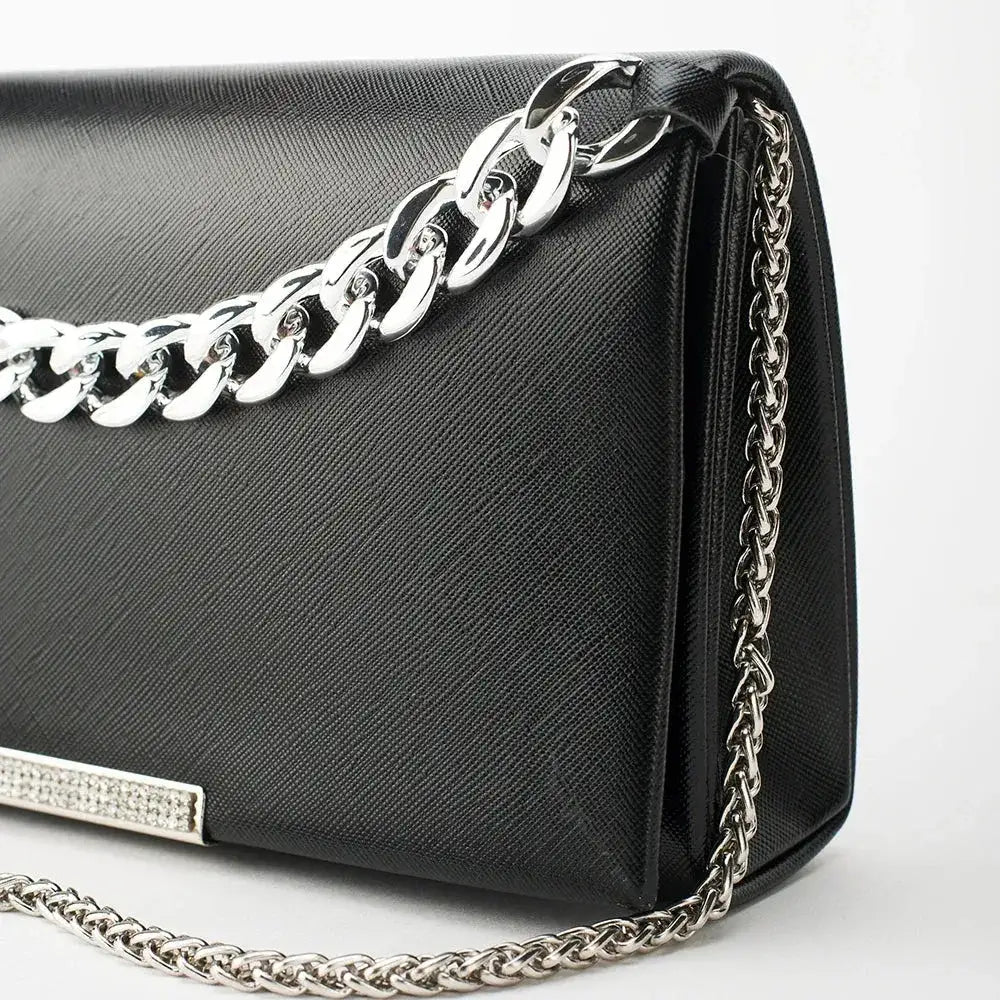Texas Elegance Black Clutch - Lino Perros