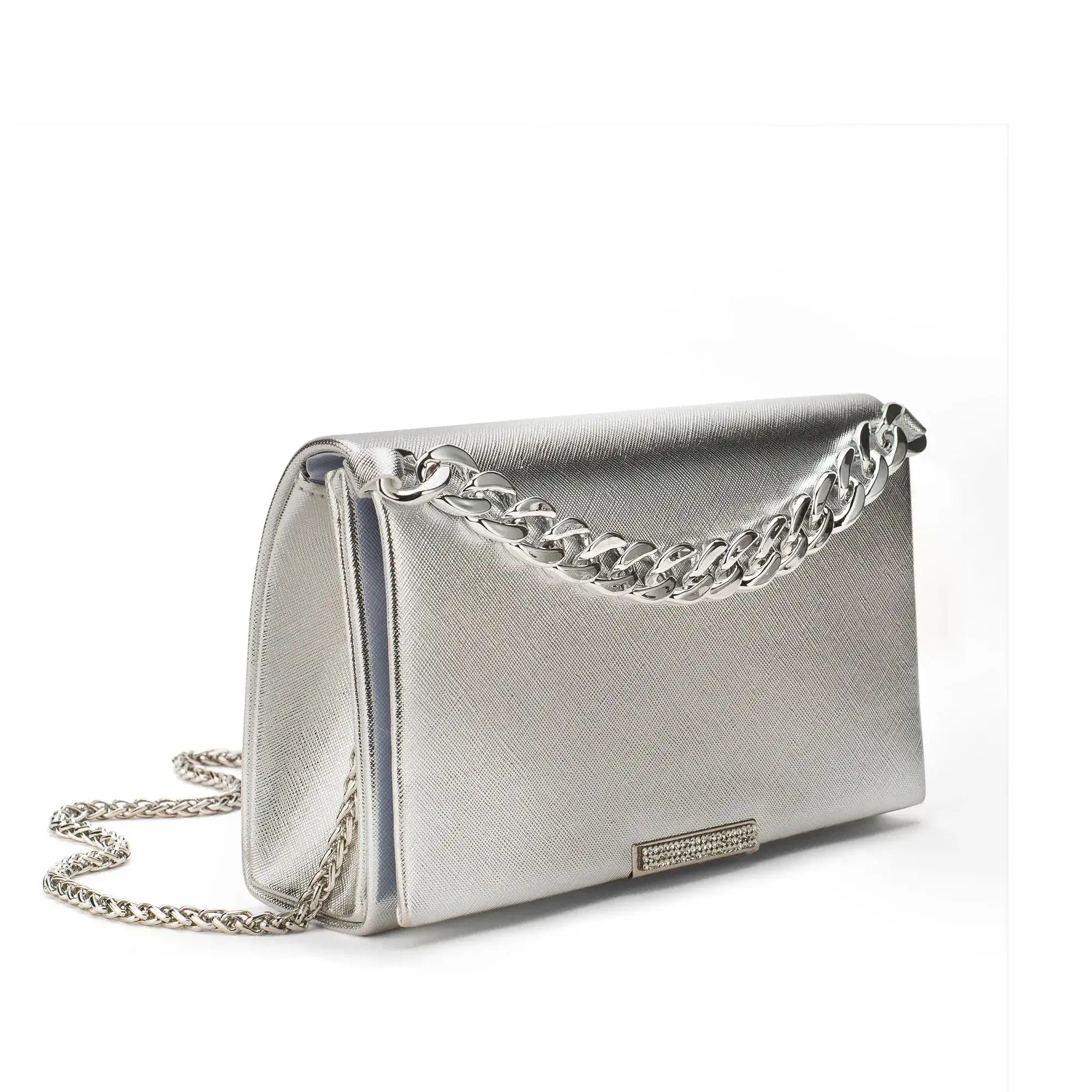 Texas Party Silver Clutch - Lino Perros