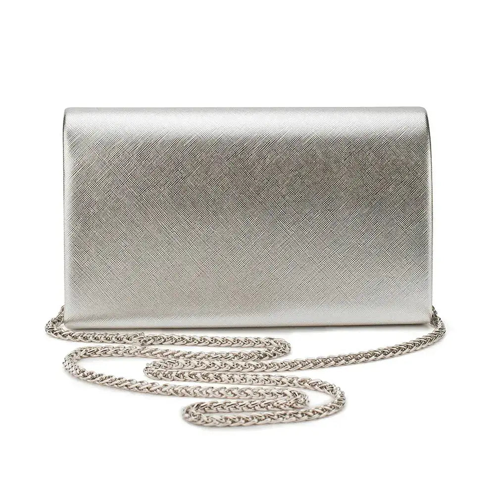 Texas Party Silver Clutch - Lino Perros