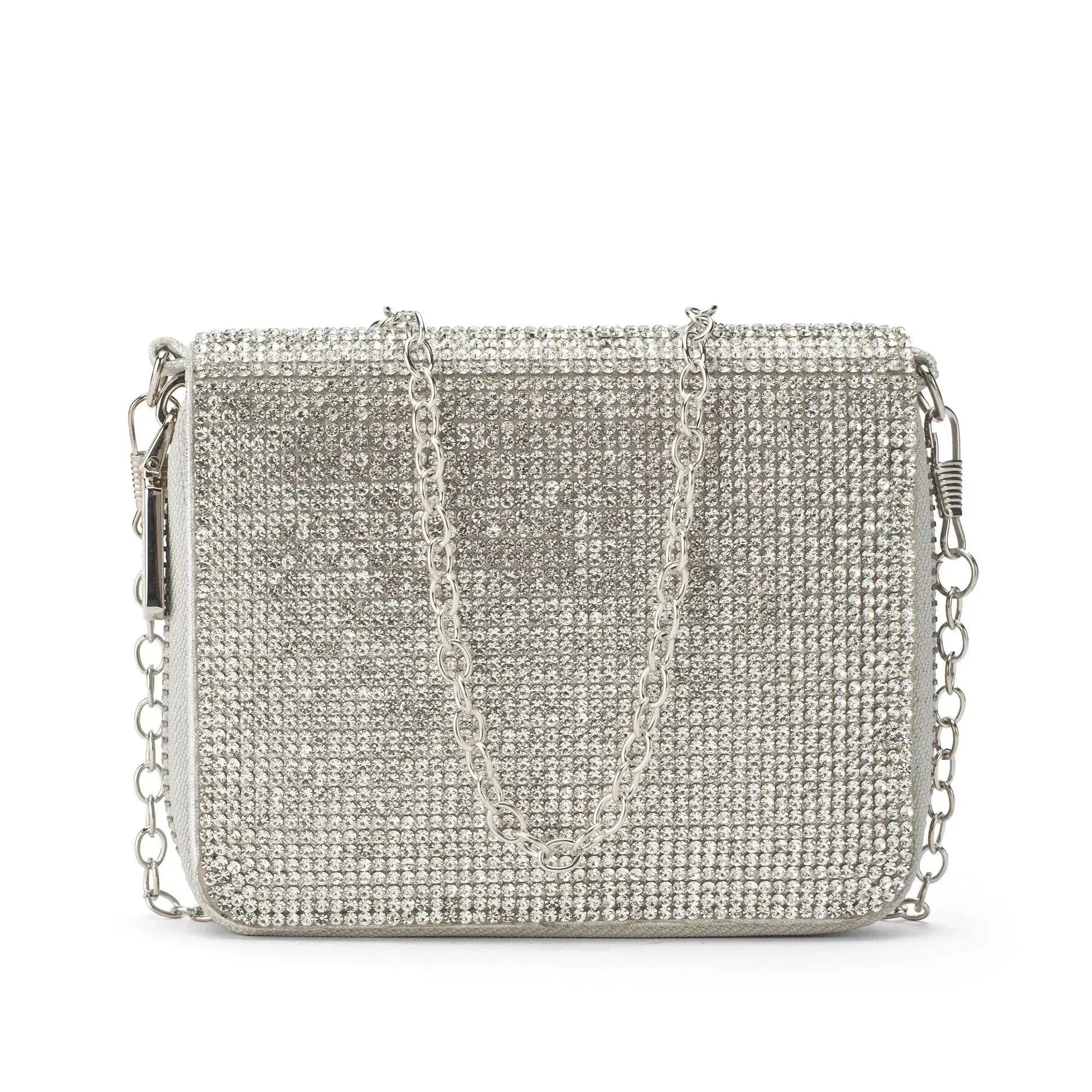 Texas Silver Dazzle Clutch - Lino Perros
