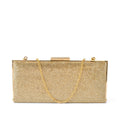 Texas Light Gold Glam Clutch - Lino Perros