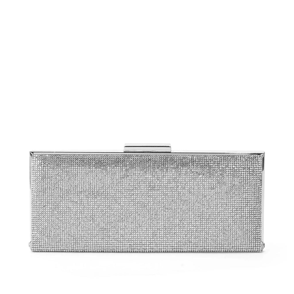 Texas Silver Glam Clutch - Lino Perros