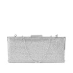 Texas Silver Glam Clutch - Lino Perros