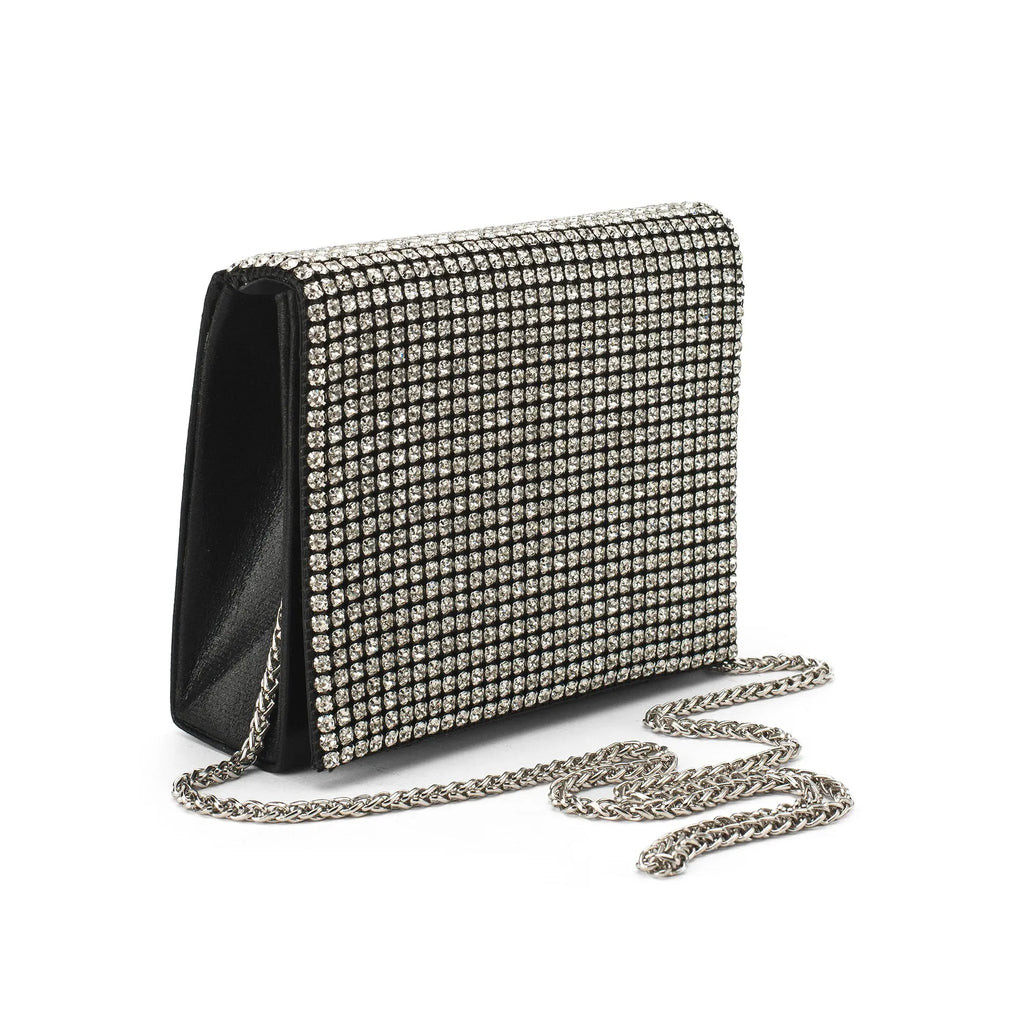 Texas Stardust Black Silver Clutch - Lino Perros