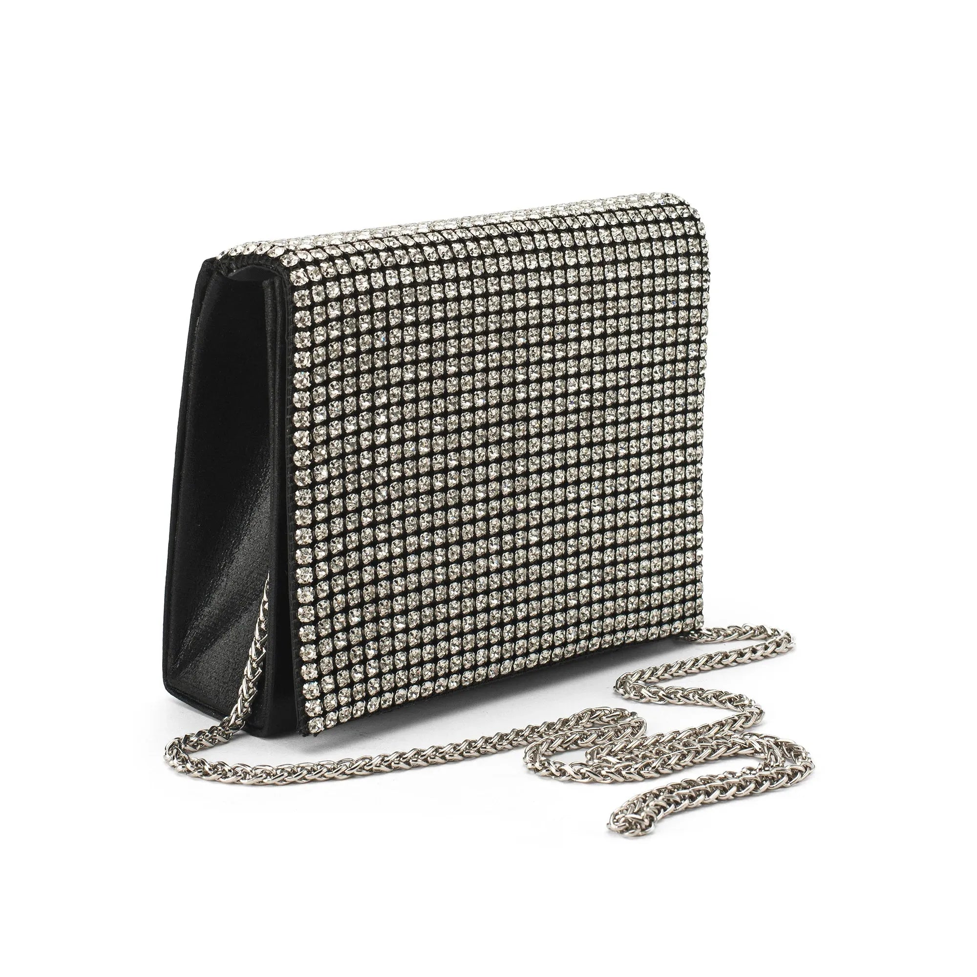 Texas Stardust Black Silver Clutch - Lino Perros