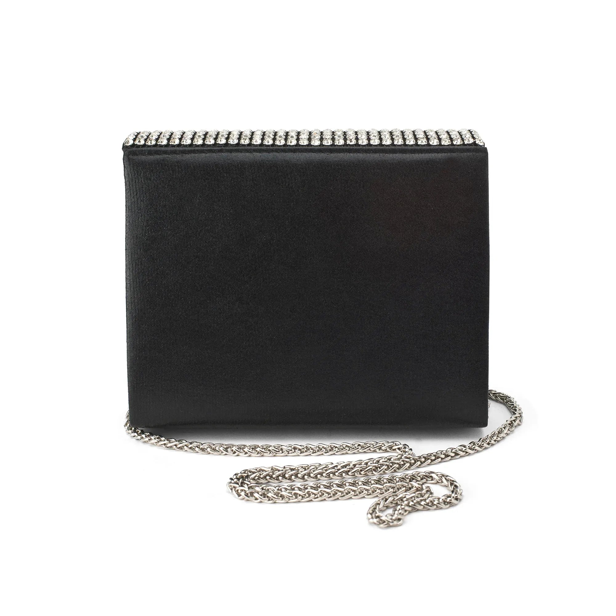 Texas Stardust Black Silver Clutch - Lino Perros